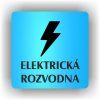 Cedule elektrická rozvodna – plast (piktogram)