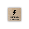 Cedule elektrická rozvodna | Piktogram (čtverec)