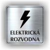 Cedule elektrická rozvodna – plast (piktogram)