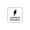 Cedule elektrická rozvodna | Piktogram (čtverec)