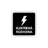 Cedule elektrická rozvodna | Piktogram (čtverec)