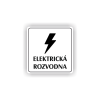 Cedule elektrická rozvodna | Piktogram (čtverec)