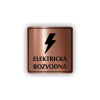 Cedule elektrická rozvodna | Piktogram (čtverec)