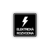 Cedule elektrická rozvodna | Piktogram (čtverec)
