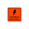 Cedule elektrická rozvodna | Piktogram (čtverec)