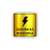 Cedule elektrická rozvodna | Piktogram (čtverec)