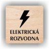 Cedule elektrická rozvodna – plast (piktogram)