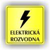 Cedule elektrická rozvodna – plast (piktogram)