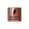 Cedule elektrická rozvodna | Piktogram (čtverec)