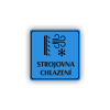 Cedule strojovna chlazení | Piktogram (čtverec)
