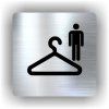 Cedule šatna muži – plast (piktogram)