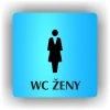 Cedule wc ženy – plast (piktogram)
