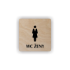 Cedule wc ženy | Piktogram (čtverec)