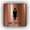 Cedule wc ženy – plast (piktogram)