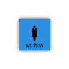 Cedule wc ženy | Piktogram (čtverec)