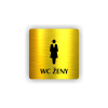 Cedule wc ženy | Piktogram (čtverec)