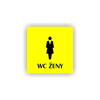 Cedule wc ženy | Piktogram (čtverec)