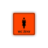 Cedule wc ženy | Piktogram (čtverec)