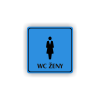 Cedule wc ženy | Piktogram (čtverec)