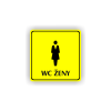 Cedule wc ženy | Piktogram (čtverec)