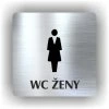 Cedule wc ženy – plast (piktogram)