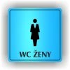 Cedule wc ženy – plast (piktogram)