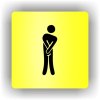 Piktogram - WC MUŽI