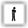 Piktogram - WC MUŽI