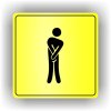 Piktogram - WC MUŽI