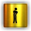 Piktogram - WC MUŽI