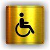 Cedule vozíčkáři- invalida – plast (piktogram)