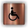 Cedule vozíčkáři- invalida – plast (piktogram)