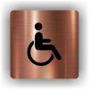 Cedule vozíčkáři- invalida – plast (piktogram)