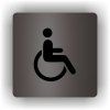 Cedule vozíčkáři- invalida – plast (piktogram)
