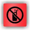 Cedule zákaz telefonování – plast (piktogram)