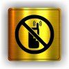 Cedule zákaz telefonování – plast (piktogram)
