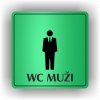Piktogram - WC MUŽI