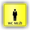 Piktogram - WC MUŽI