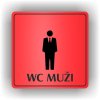 Piktogram - WC MUŽI