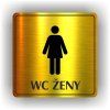 Cedule wc ženy – plast (piktogram)