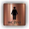 Cedule wc ženy – plast (piktogram)