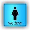 Cedule wc ženy – plast (piktogram)