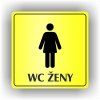Cedule wc ženy – plast (piktogram)