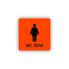 Cedule wc ženy | Piktogram (čtverec)