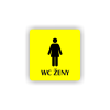 Cedule wc ženy | Piktogram (čtverec)