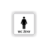 Cedule wc ženy | Piktogram (čtverec)