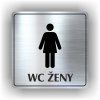 Cedule wc ženy – plast (piktogram)
