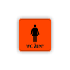 Cedule wc ženy | Piktogram (čtverec)