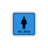 Cedule wc ženy | Piktogram (čtverec)