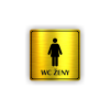 Cedule wc ženy | Piktogram (čtverec)